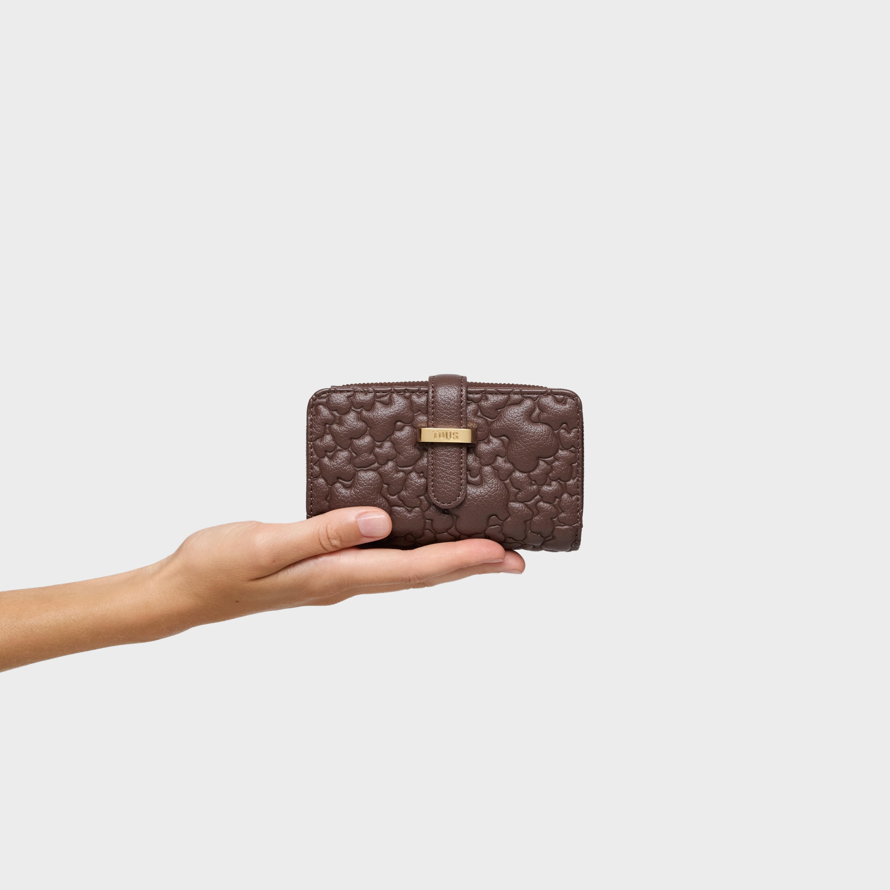 Medium brown Wallet TOUS Bridge Puffy Bear