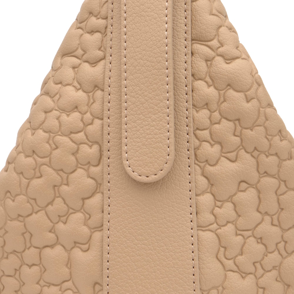 Velk&aacute; Kabelka přes rameno v&nbsp;p&iacute;skově b&eacute;žov&eacute; barvě TOUS Puffy Bear