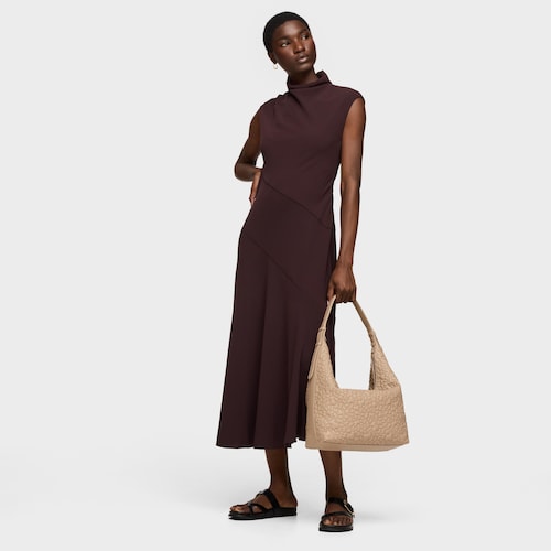 Bolso de hombro grande arena Tous Puffy Bear