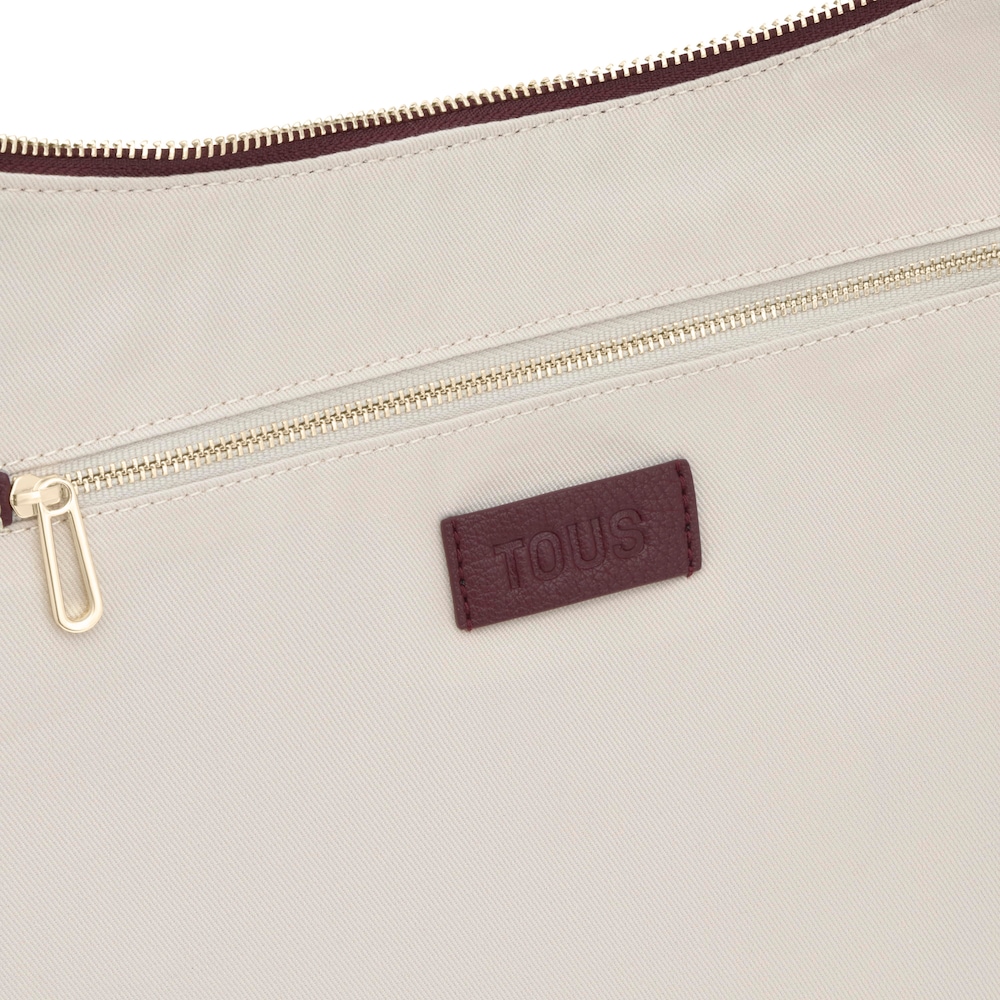 Bolsa de hombro grande burdeos TOUS Puffy bear