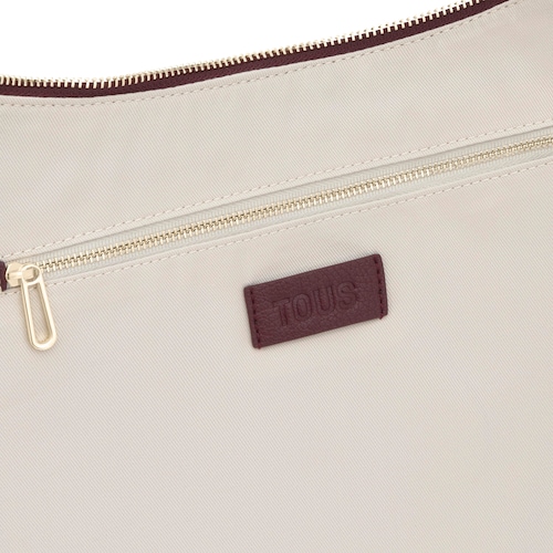 Bolso de hombro grande burdeos TOUS Puffy bear