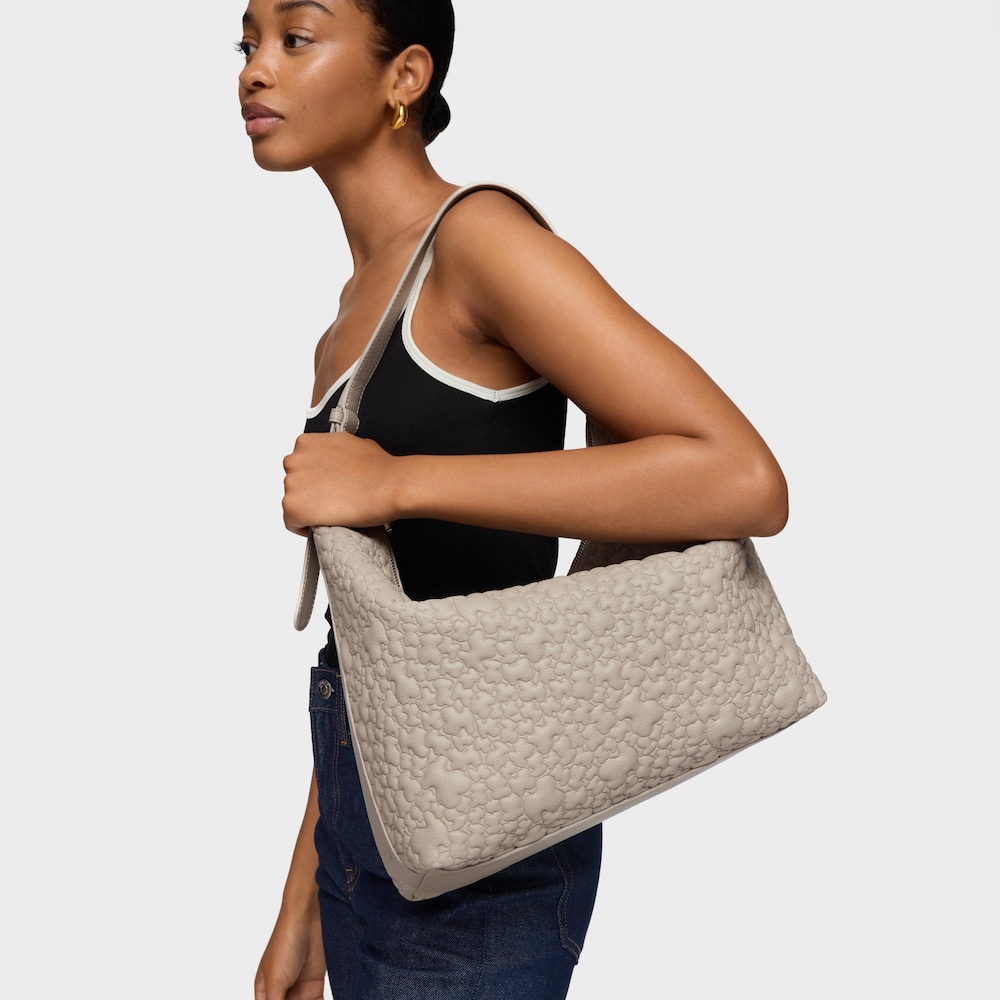 Bolsa de hombro grande topo TOUS Puffy bear