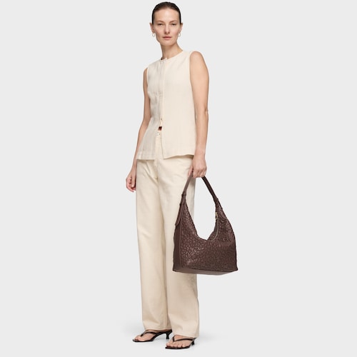 Large brown Shoulder bag TOUS Puffy Bear