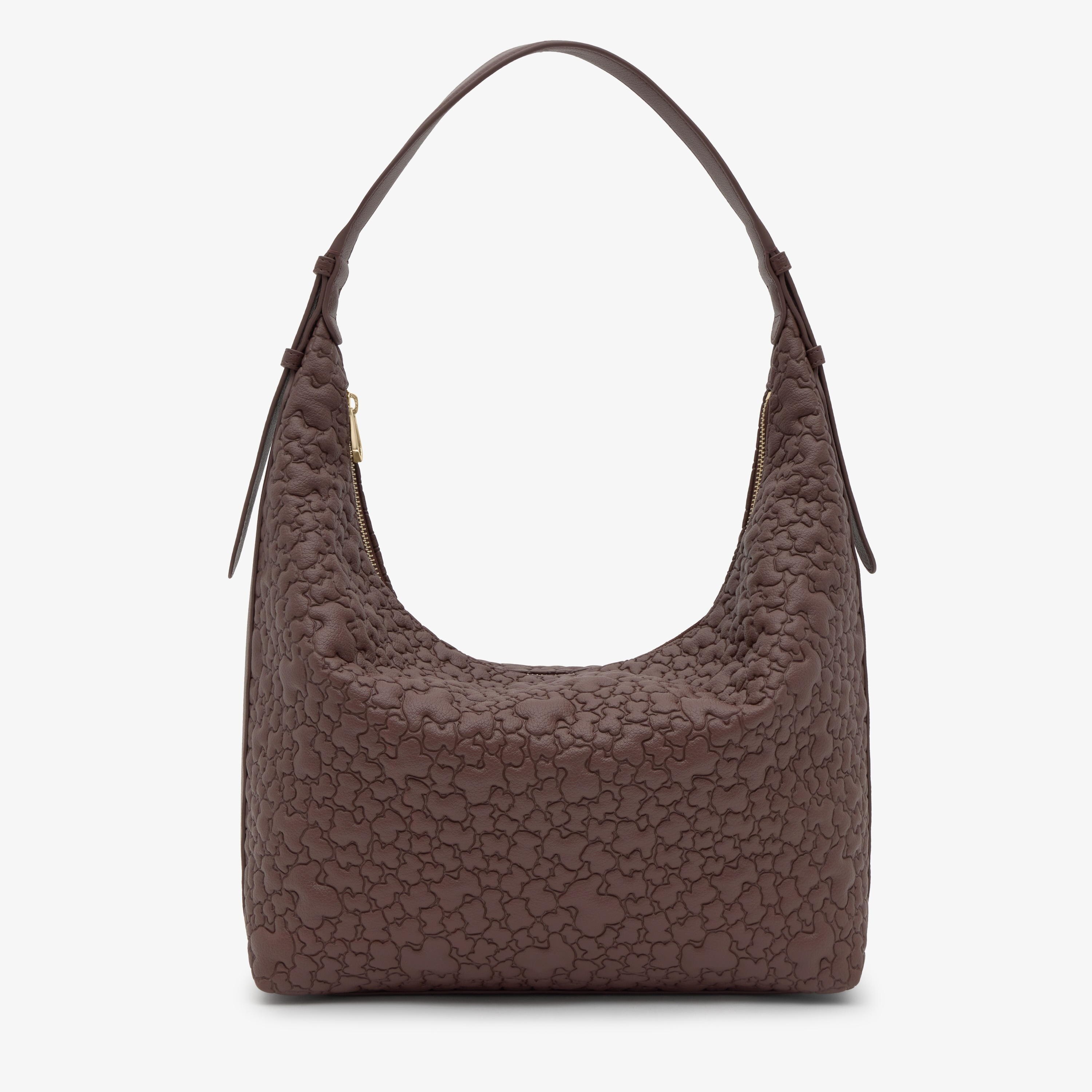 Large brown Shoulder bag TOUS Puffy Bear