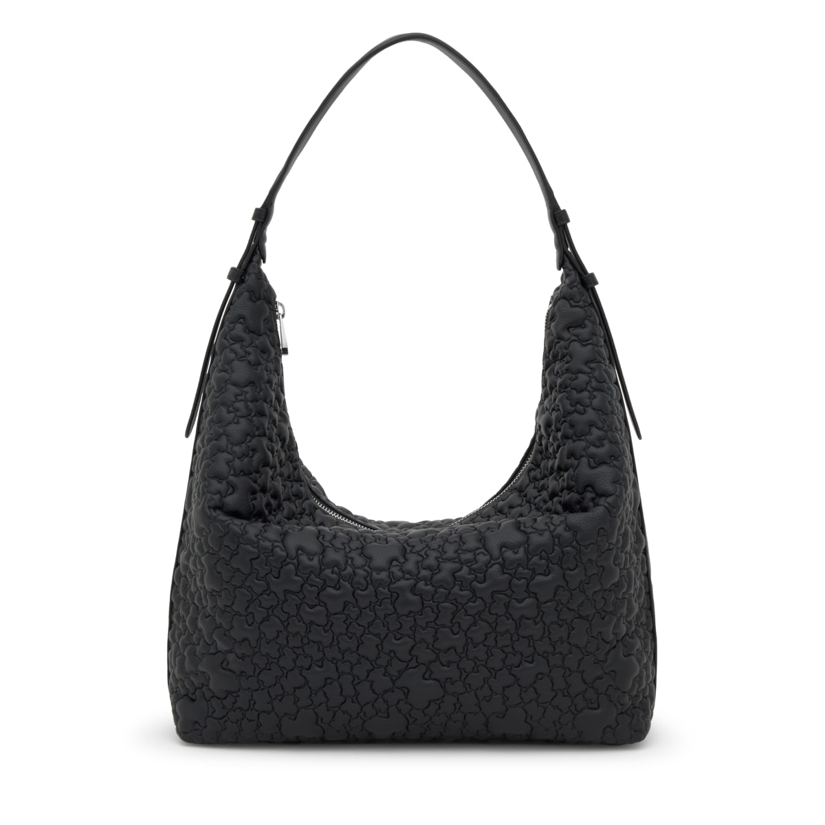 Tous - Bolso De Hombro Grande Negro Tous Puffy Bear - Negro