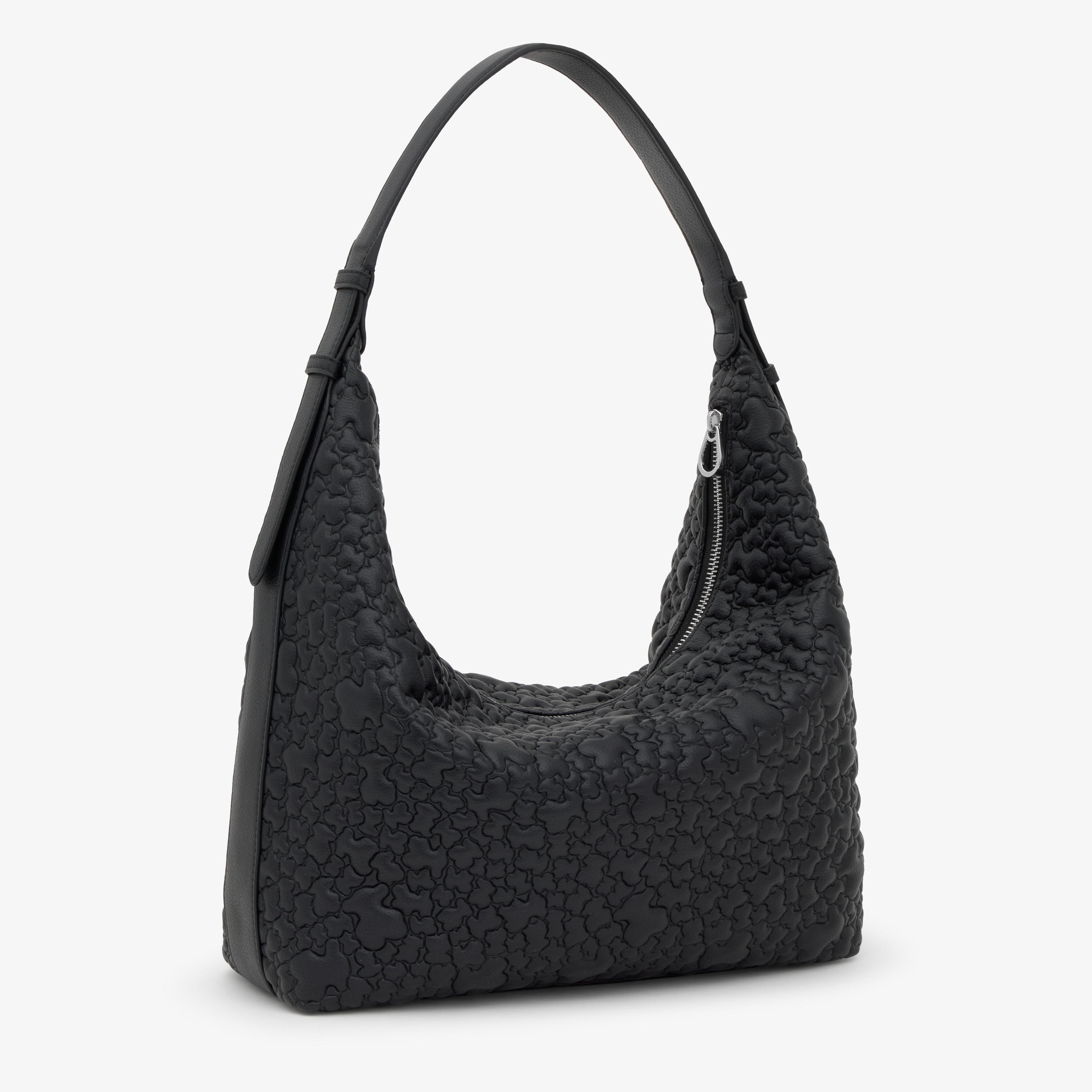 Large black Shoulder bag TOUS Puffy Bear