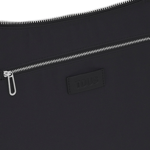 Bolso de hombro grande negro TOUS Puffy bear