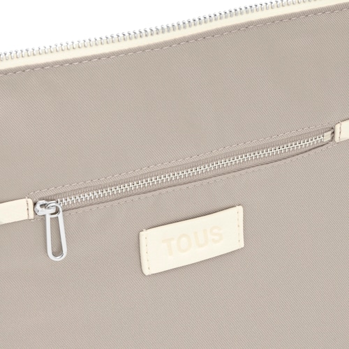 Bolso de hombro mediano beige TOUS Puffy bear