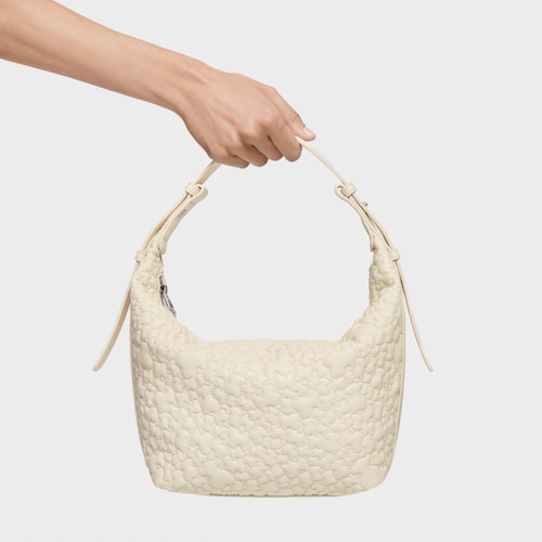 Bolso de hombro mediano beige TOUS Puffy bear
