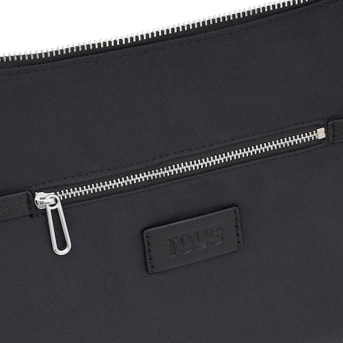 Bolso de hombro mediano negro TOUS Puffy bear