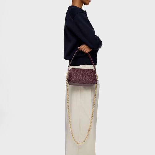 Bordová Minikabelka TOUS Puffy Bear