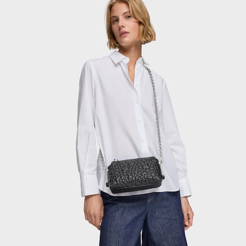 Mini bolso negro TOUS Puffy Bear