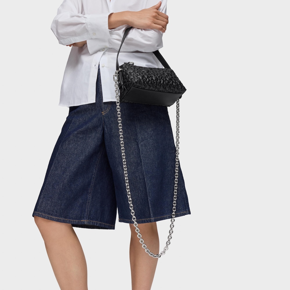 Čierna Minikabelka TOUS Puffy Bear