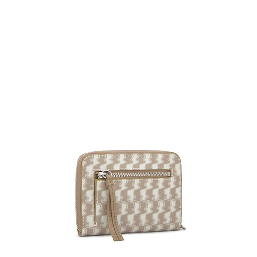 Billetera mediana beige TOUS Double Way Bear