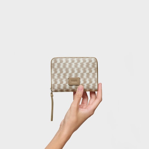 Billetera mediana beige TOUS Double Way Bear