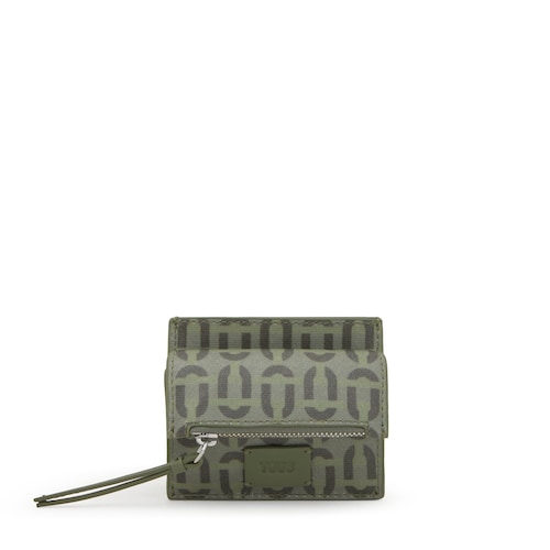 Monedero tarjetero caqui TOUS Double Way Manifesto