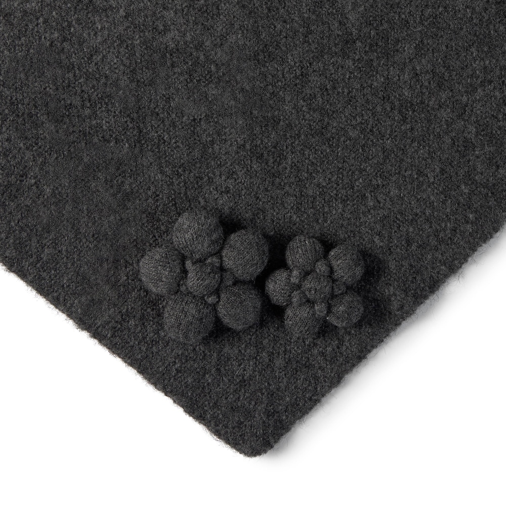 Pa&ntilde;uelo triangular gris oscuro TOUS Daisy