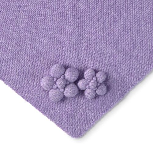 Pañuelo triangular malva TOUS Daisy