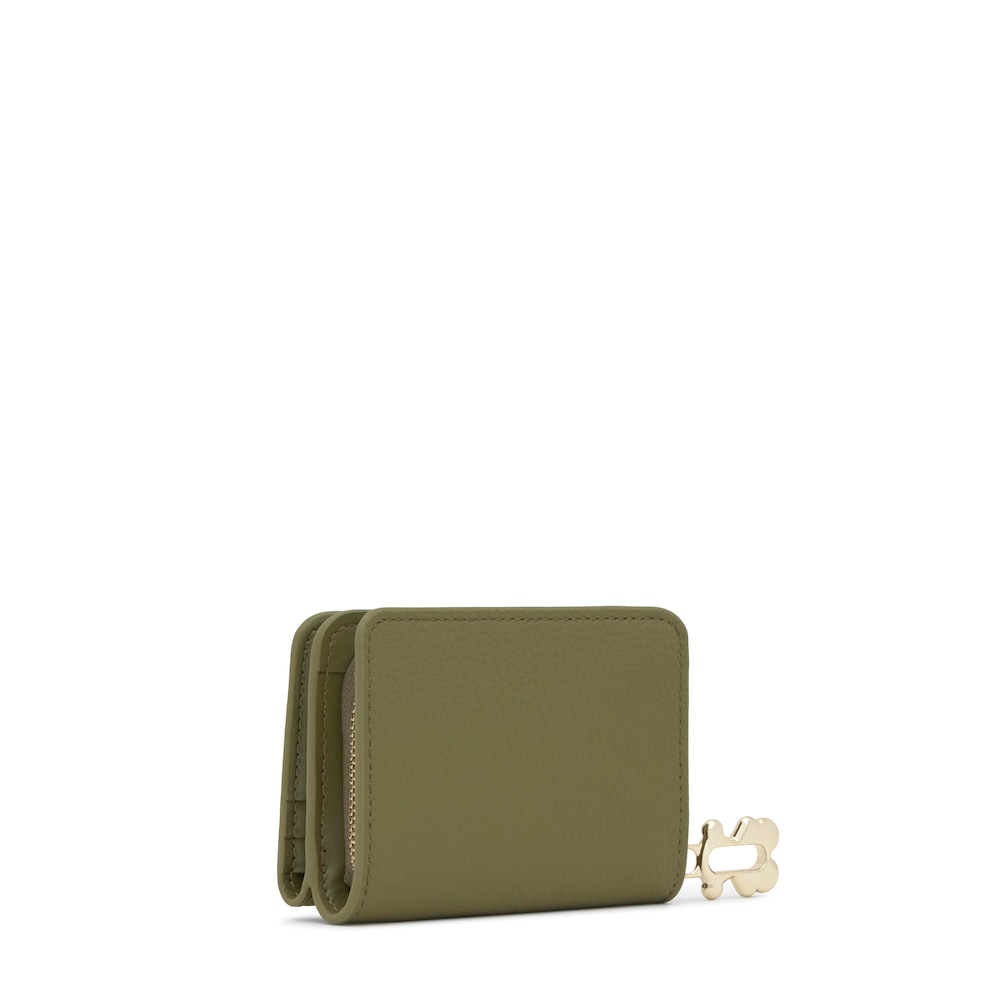 Billetera verde oliva TOUS Fold