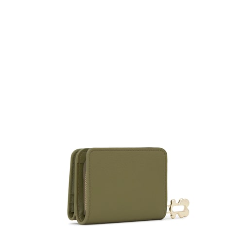Billetera verde oliva TOUS Fold