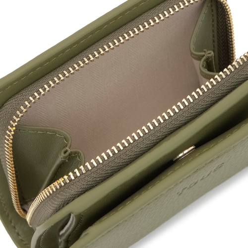 Billetera verde oliva TOUS Fold