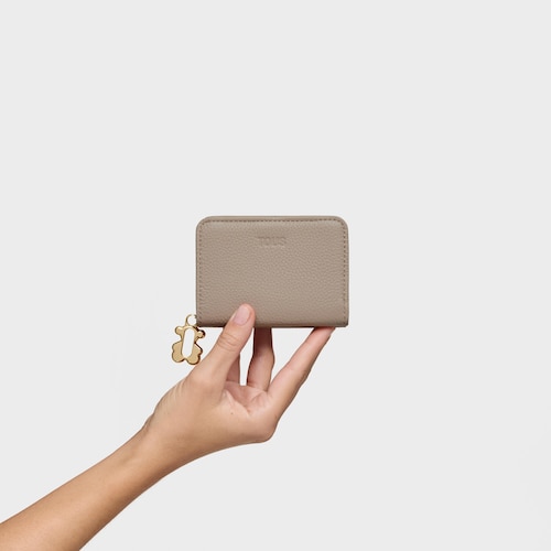 Billetera en color topo TOUS Fold