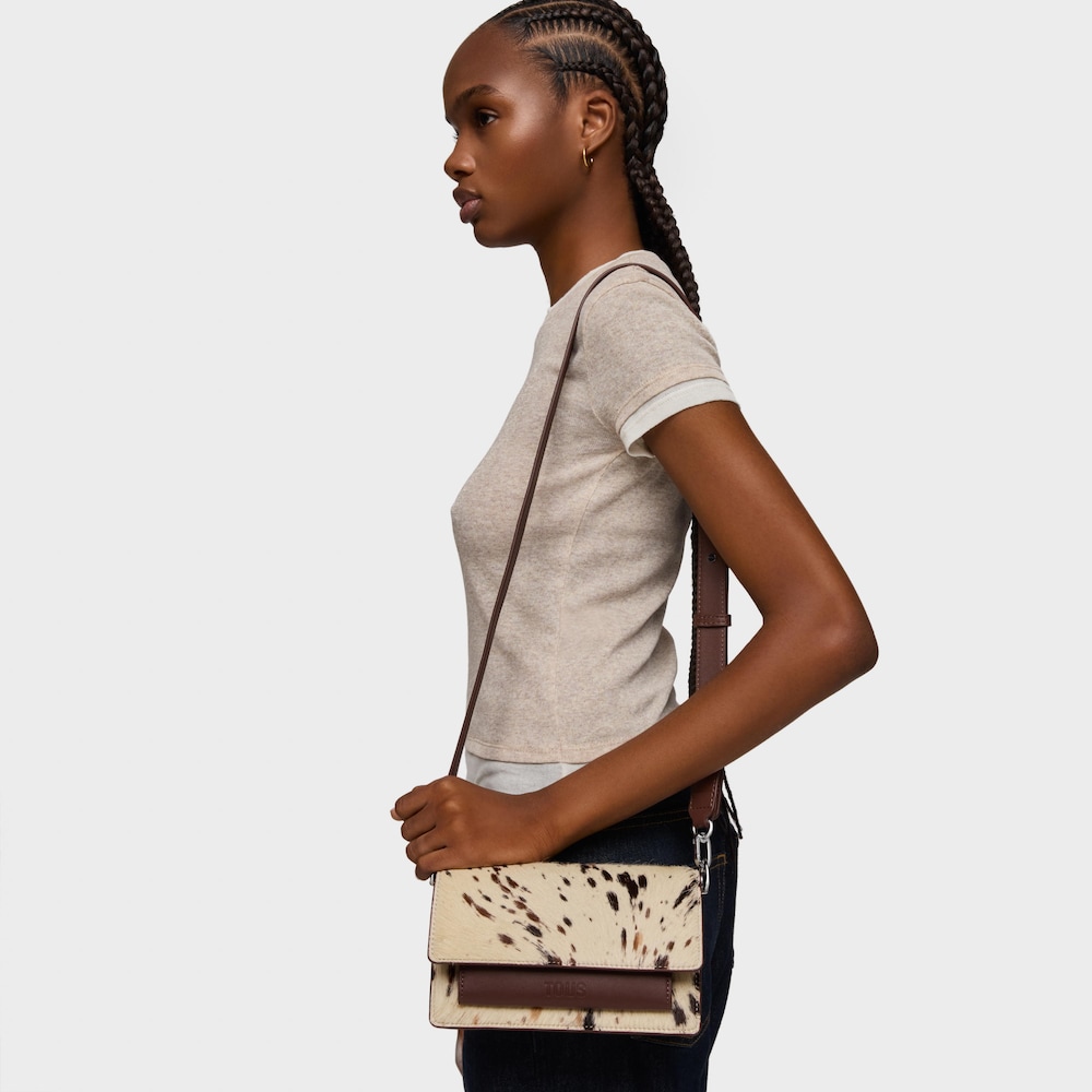 Small brown Crossbody bag Audree Wild