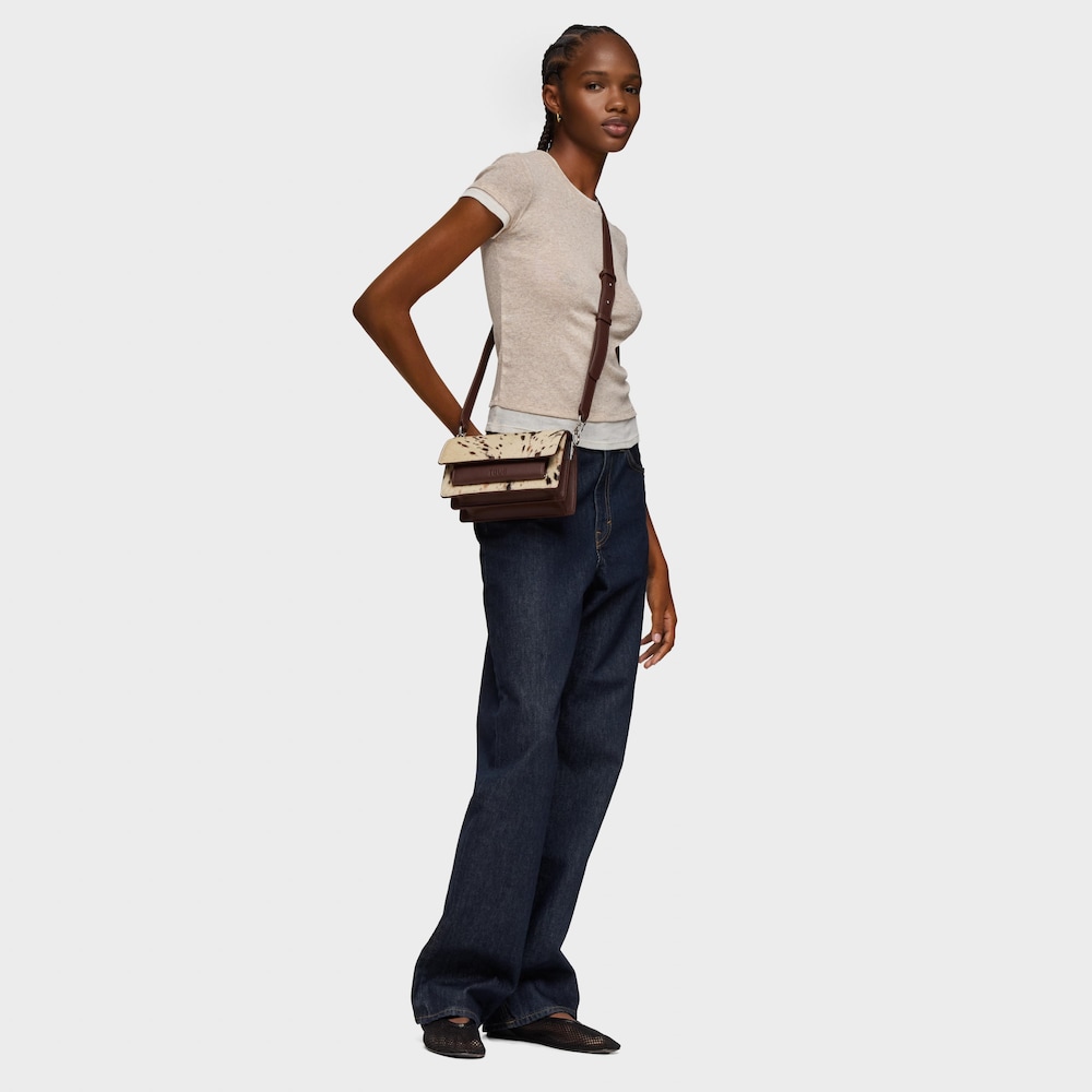 Small brown Crossbody bag Audree Wild