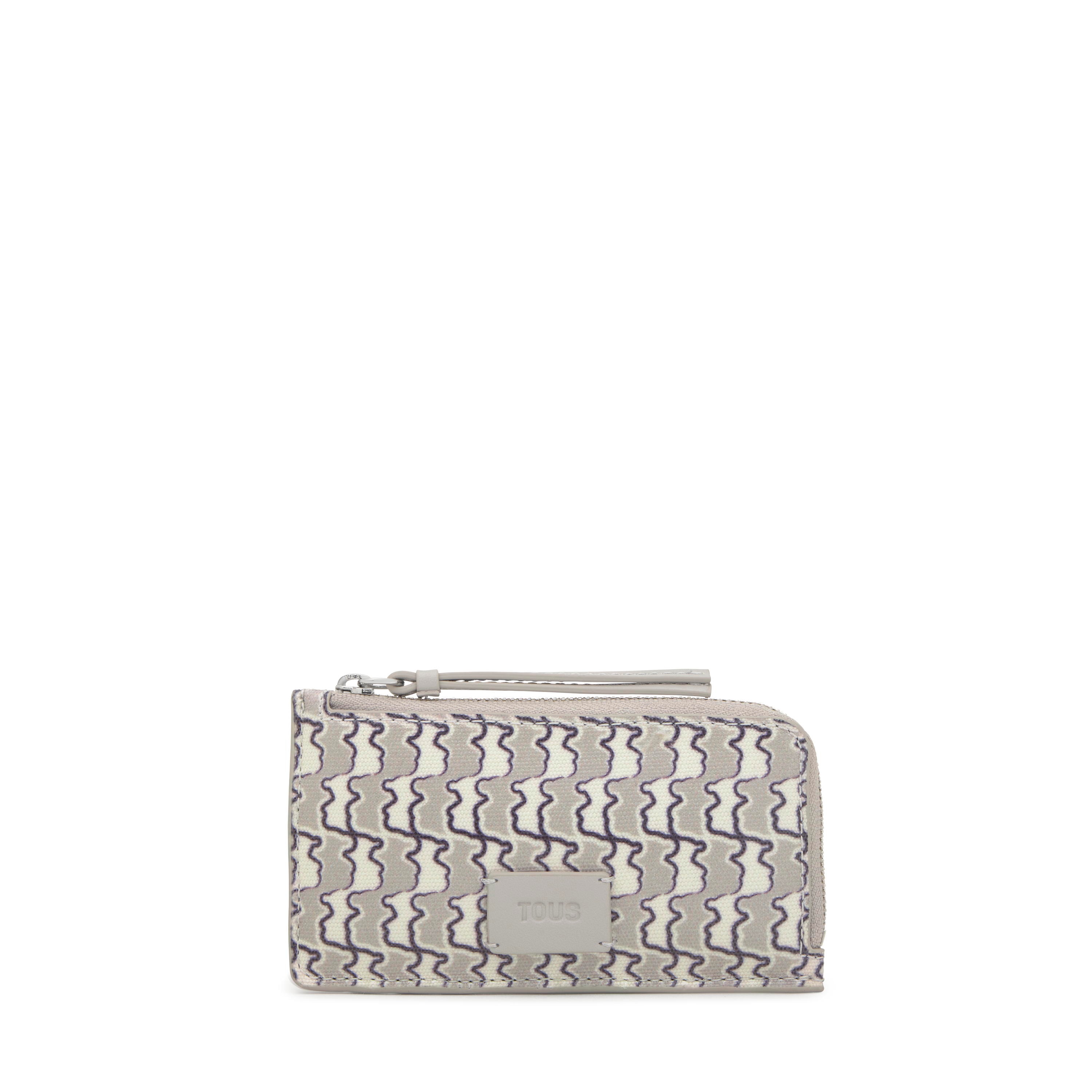 Taupe-colored Change purse-cardholder TOUS Double Way Bear