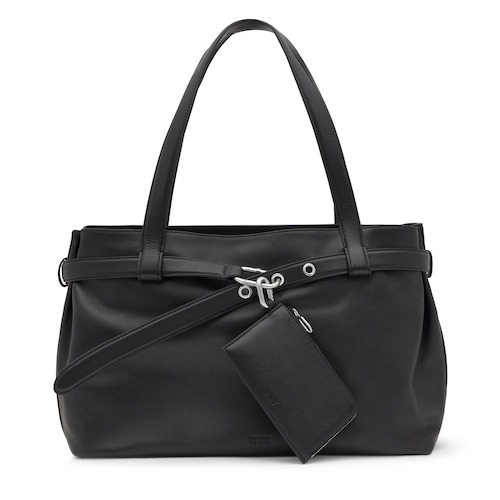 Monedero tarjetero negro TOUS Hold