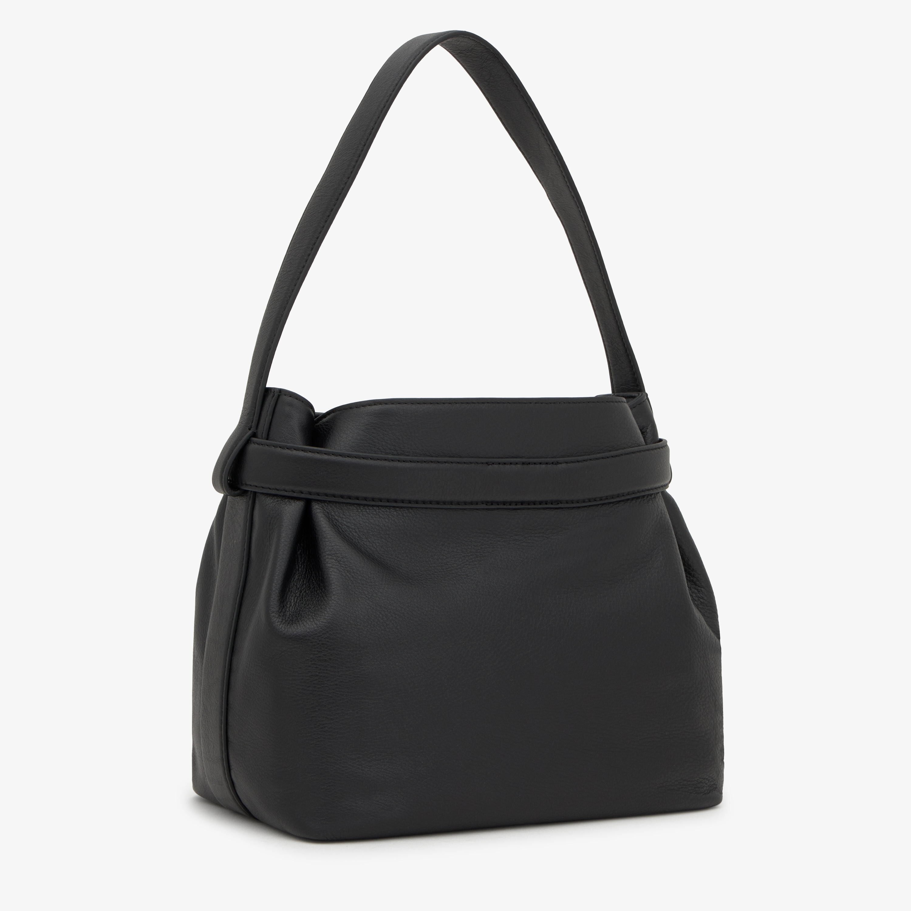 Medium black leather Shoulder bag TOUS Hold