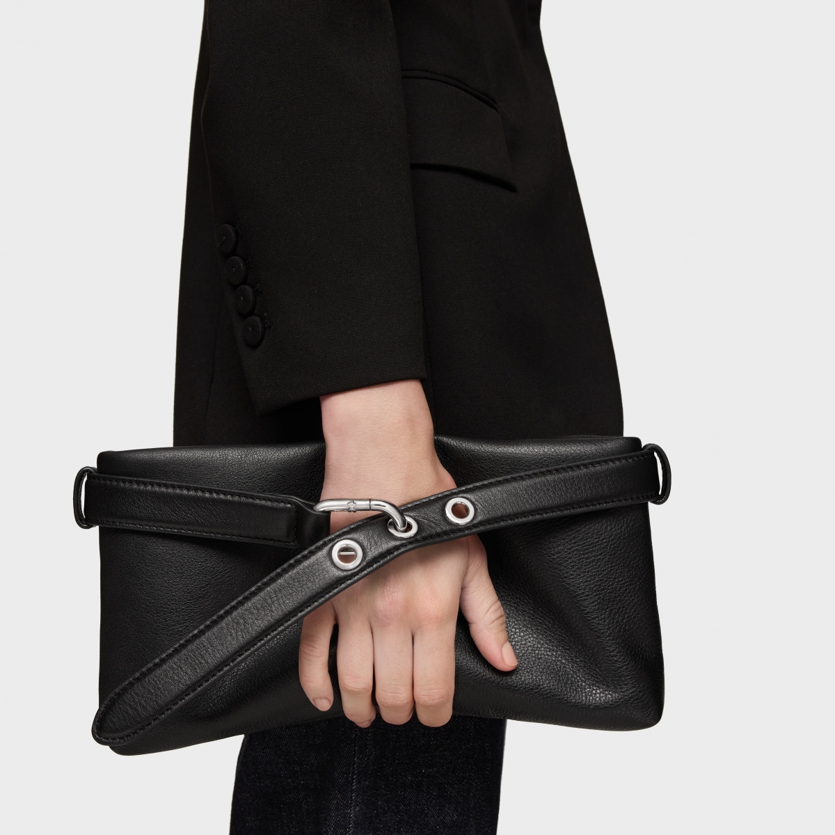 Tous - Clutch Negro De Piel Tous Hold - Negro