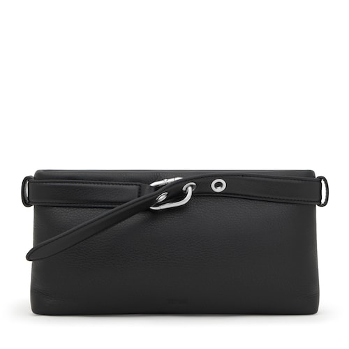 Clutch negro de piel TOUS Hold