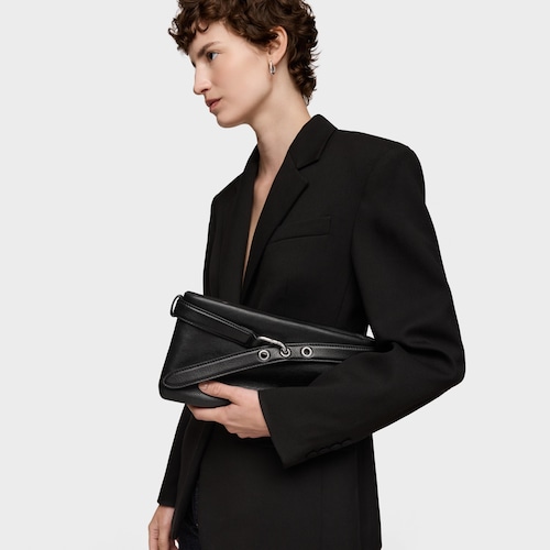 Clutch negro de piel TOUS Hold