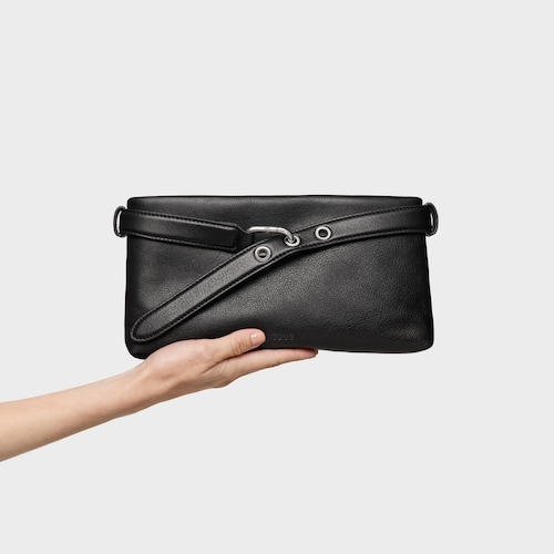 Clutch negro de piel TOUS Hold