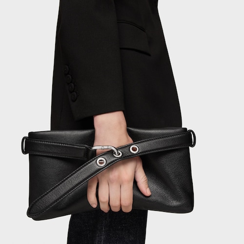 Clutch negro de piel TOUS Hold