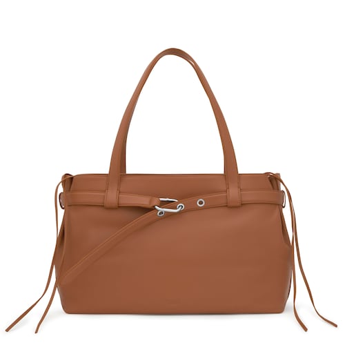 Shopper grande de piel camel TOUS Hold