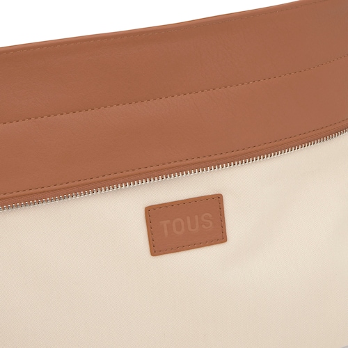 Shopper grande de piel camel TOUS Hold