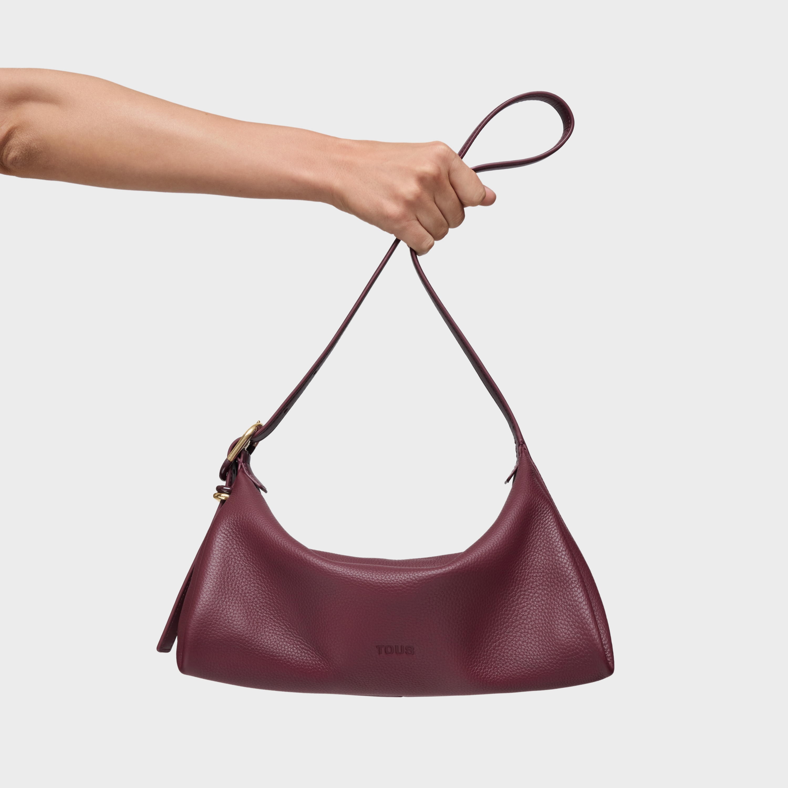 Burgundy Crossbody bag TOUS Fold