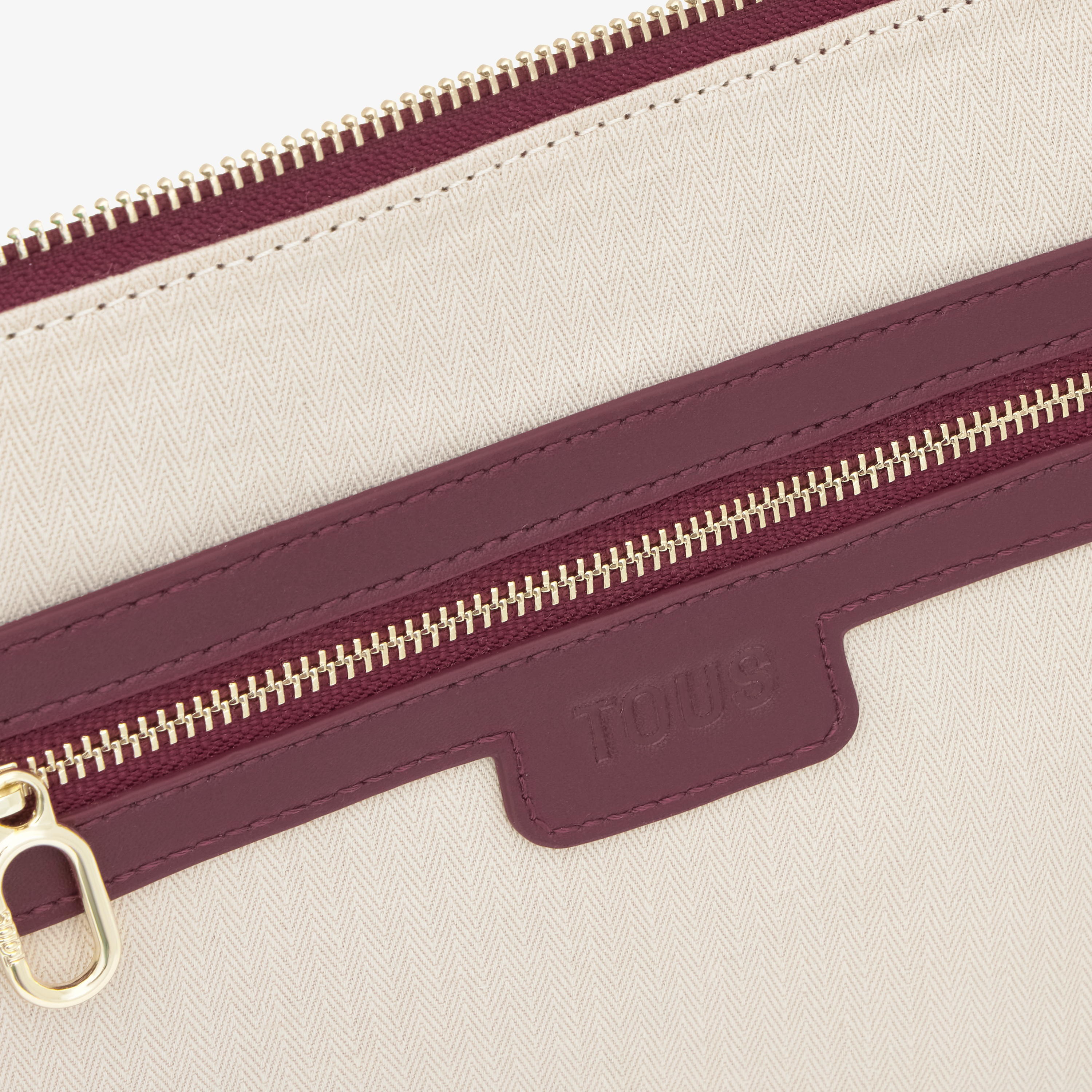 Burgundy Crossbody bag TOUS Fold