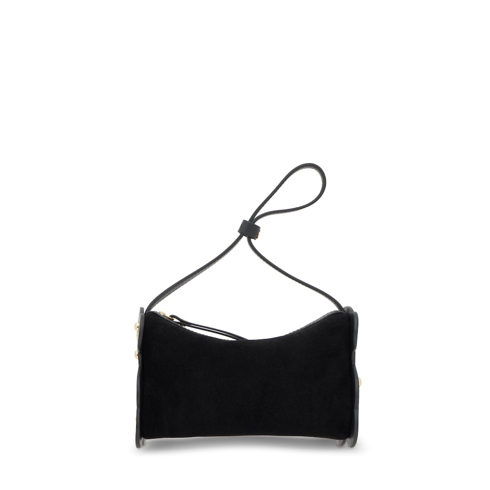 Bolso de hombro negro y dorado TOUS Salsi