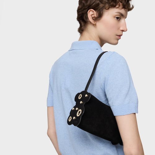 Black and gold-colored Shoulder bag TOUS Salsi