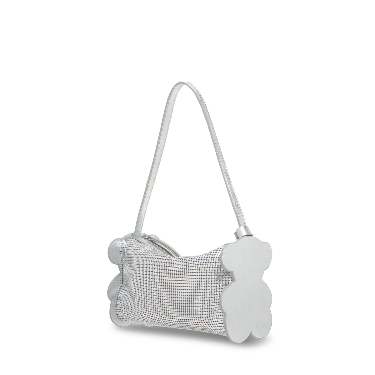 Tous - Bolso De Hombro Plateado Tous Salsi - Plateado