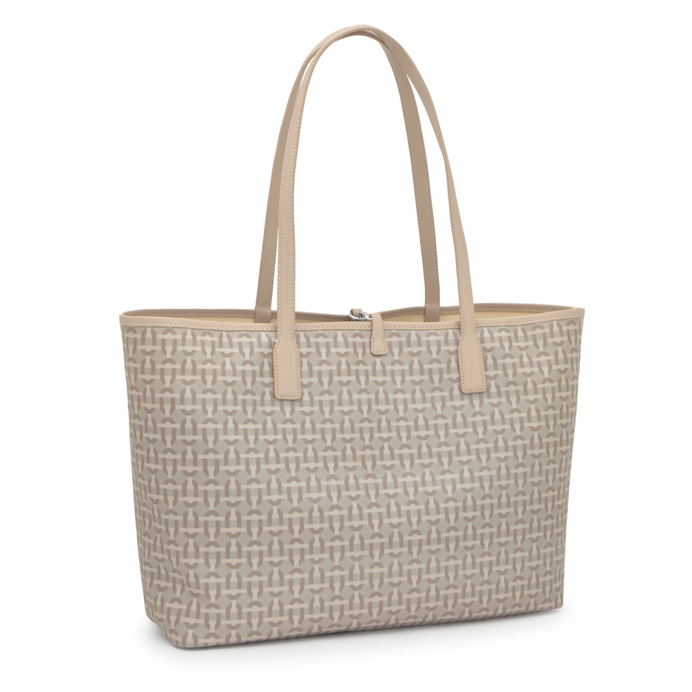 Veľk&aacute; obojstrann&aacute; pieskov&aacute; n&aacute;kupn&aacute; kabelka TOUS Double Way Manifesto