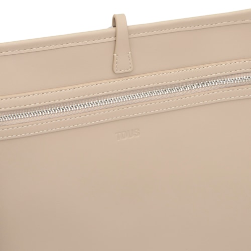 Capazo grande reversible arena TOUS Double Way Manifesto