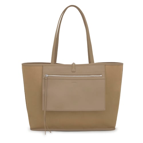 Capazo grande reversible beige TOUS Double Way Bear