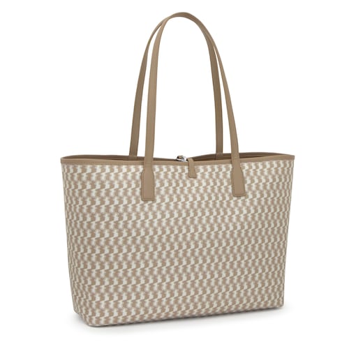 Capazo grande reversible beige TOUS Double Way Bear