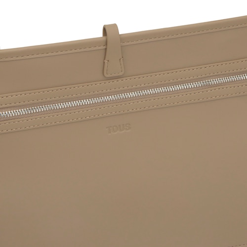 Capazo grande reversible beige TOUS Double Way Bear