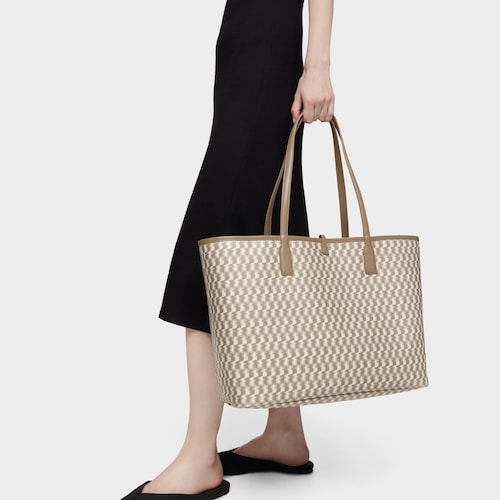 Capazo grande reversible beige TOUS Double Way Bear