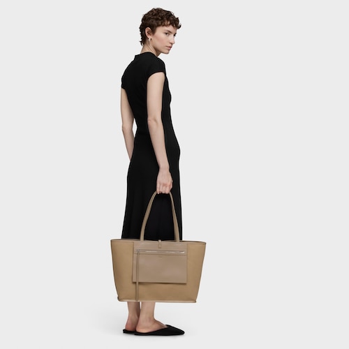 Capazo grande reversible beige TOUS Double Way Bear